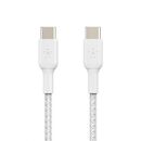USB-C to USB-C Cable_Braided, 1M, White
