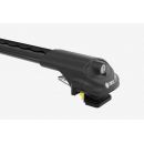 Μπάρες Οροφής Αυτοκινήτου Turtle Roof Rails Air1 (1001-9086) Αλουμινίου Μαύρες