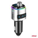 Amio - FM Transmitter Αυτοκινήτου 12/24V με 2xUSB Type-A και Υποδοχή microSD - 1 τεμ. (04654/AM)