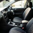 Καλύμματα Καθισμάτων Δερματίνη 9τμχ PanCar DR-42 Μαύρο-Κόκκινο Ρόμβος