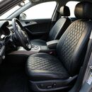 Καλύμματα Καθισμάτων Δερματίνη 9τμχ PanCar DR-44 Μαύρο Ρόμβος