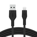 BOOST CHARGE™  USB-A to LTG_silicone, 1M, Black