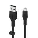BOOST CHARGE™  USB-A to LTG_silicone, 1M, Black