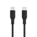 BOOST CHARGE™  USB-C to USB-C 2.0_Braided silicone, 3M, Black  100W