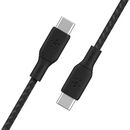 BOOST CHARGE™  USB-C to USB-C 2.0_Braided silicone, 3M, Black  100W