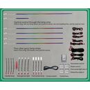 AMBIENT UNIVERSAL  64 Colours -18 lights - BLACK strip