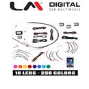 AMBIENT UNIVERSAL  256 colours -18 lights  - BLACK strips