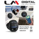 Μαύρο Marine MP3 Player lP6X waterproof, FM/AM receiver,Bluetooth 5.0 , FM radio with 18 stations preset, Bluetooth Music Streaming, can connect amplifier, Multiple compatibility.