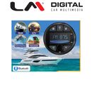 Μαύρο Marine MP3 Player lP6X waterproof, FM/AM receiver,Bluetooth 5.0 , FM radio with 18 stations preset, Bluetooth Music Streaming, can connect amplifier, Multiple compatibility.