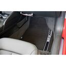 Μοκέτα Μαύρη με Μαύρη γραμμή 4τμχ Sparco