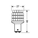 Lampa ΛΑΜΠΑ ΔΙΠΟΛΙΚΗ 36 LED ΚΟΚΚΙΝΟ ΧΡΩΜΑ 12V