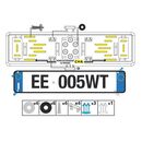 Lampa ΠΛΑΙΣΙΟ ΜΟΝΟ ΙΤΑΛΙΚΩΝ ΠΙΝΑΚΙΔΩΝ ΧΡΩΜΙΟ