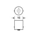 Lampa ΛΑΜΠΑΚΙ P21W 12V BA15s HYPER-LED 81