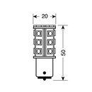Lampa ΛΑΜΠΑΚΙ P21W 12V BA15s HYPER-LED 81
