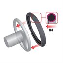 Lampa ΚΑΛΥΜΜΑ ΤΙΜΟΝΙΟΥ ECOPELLE (M) 38/39,5cm ΜΑΥΡΟ