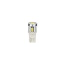 Lampa T10 12V W2,1x9,5d MEGA-LED6 ΔΙΑΘΛΑΣΗΣ (ΚΑΡΦΩΤΟ-ΑΚΑΛΥΚΟ-ΔΙΠΛΗΣ ΠΟΛΙΚΟΤΗΤΑΣ