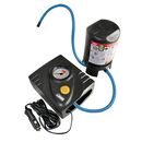 Lampa Κομπρεσέρ Ελαστικών 12V 450ml με υγρό επισκευής 450ml Μανόμετρο & Μετρητή Πίεσης