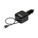 ΑΝΤΑΠΤΟΡΑΣ ΑΝΑΠΤΗΡΑ 12/24V ΜΕ 1 USB ΚΑΙ ΚΑΛΩΔΙΟ ΦΟΡΤΙΣΗΣ MICRO USB 90cm 3100mA FAST CHARGER