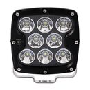 ΠΡΟΒΟΛΕΑΣ LED DRIVING LIGHTS  ΜΑΥΡΟΣ 10-32V 80W 5600lm 8 CREE LED ΤΕΤΡΑΓΩΝΟΣ (130 x 130 x 86 mm) M-TECH