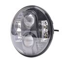 ΦΑΝΑΡΙ ΣΤΡΟΓΓΥΛΟ 7 ΙΝΤΣΩΝ ME 8LED CREE (XML-10W) 9-36V 6000-6500K ΜΑΥΡΟ