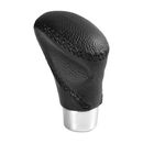 Lampa ΠΟΜΟΛΟ ΤΑΧΥΤΗΤΩΝ ZOE ΔΕΡΜΑΤΙΝΟ ΜΑΥΡΟ/ΑΛΟΥΜΙΝΙΟ ΜΕ ΜΑΥΡΗ ΡΑΦΗ 15mm