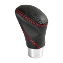 Lampa ΠΟΜΟΛΟ ΤΑΧΥΤΗΤΩΝ ZOE SPORT ΔΕΡΜΑΤΙΝΟ ΜΑΥΡΟ/ΑΛΟΥΜΙΝΙΟ ΜΕ ΚΟΚΚΙΝΗ ΡΑΦΗ 28mm