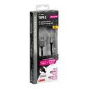 Lampa ΚΑΛΩΔΙΟ ΦΟΡΤΙΣΗΣ ΚΑΙ ΣΥΓΧΡΟΝΙΣΜΟΥ USB TYPE C ULTRA SPEED 480MB/S 200cm SILVER LINE
