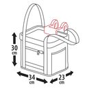 Lampa ΤΣΑΝΤΑ ΠΟΔΗΛΑΤΟΥ ΜΕ ΚΛΙΠ EASY-BASKET 14L 34x30x23cm MAX 5kg