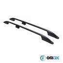 FORD CONNECT 02-14 ΠΑΡΑΛΛΗΛΕΣ ΜΠΑΡΕΣ ΟΡΟΦΗΣ ΑΛΟΥΜΙΝΙΟΥ L2 ΜΑΥΡΕΣ (ΜΟΝΟ ΔΙΑΚΟΣΜΗΤΙΚΕΣ)