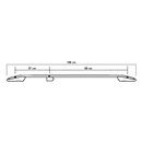 ΜΠΑΡΕΣ ΟΡΟΦΗΣ ΓΙΑ MERCEDES CITAN ELEGANCE W415 2013+ ΚΟΝΤΟ / RENAULT KANGOO 2008-2021 ΠΑΡΑΛΛΗΛΕΣ ΑΛΟΥΜΙΝΙΟΥ ΜΑΥΡΕΣ