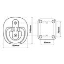 Lampa ΒΑΣΗ ΔΑΠΕΔΟΥ ΓΙΑ ΚΛΕΔΑΡΙΕΣ ΜΟΤΟ SHIELD 4 UNIVERSAL