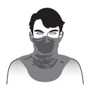 Lampa ΠΡΟΣΤΑΤΕΥΤΙΚΟ ΛΑΙΜΟΥ NECK-CHEST WARM-TECH ΜΑΥΡΟ ΒΑΜΒΑΚΕΡΟ (ONE SIZE)