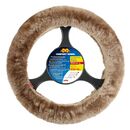 Lampa ΚΑΛΥΜΜΑ ΤΙΜΟΝΙΟΥ COMFORT WHEEL 36>42 ΚΑΦΕ ΓΟΥΝΙΝΟ ΧΝΟΥΔΩΤΟ SHEEPSKIN