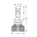 H8/H9/H11/H16 9-32V 6.500K 8.000lm 60W PGJ19-X HALO LED SERIE 6 STANDARD 8LED ZES 2ΤΕΜ. LED KIT