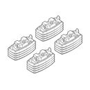 CITROEN C4 COUPE/5D KIT ΑΚΡΑ (ΠΟΔΙΑ) ΓΙΑ ΜΠΑΡΕΣ NORDRIVE