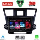 LENOVO LVD 2719_CPA (10inc) MULTIMEDIA TABLET for TOYOTA HIGHLANDER mod. 2008-2015