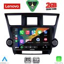 LENOVO LVD 2719_CPA (10inc) MULTIMEDIA TABLET for TOYOTA HIGHLANDER mod. 2008-2015