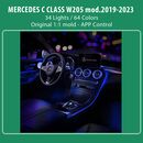 DIQ AMBIENT 8161 DCP2 (FK) - BENZ C (W205) (Digital iQ Ambient Light for Mercedes C (W205) mod. 2015-2021 with 34 Lights FULLKIT)
