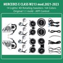 DIQ AMBIENT 8176 ED121 - BENZ E (W213) (Digital iQ Ambient Light for Mercedes E (W213) mod. 2021-2023 with 14 Lights)