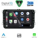 DIGITAL IQ BLD 279_CPA (8'' DECK) MULTIMEDIA SYSTEM for VW - SKODA - SEAT mod. 2004-2016
