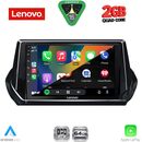 LENOVO LVD 2509_CPA (9inc) MULTIMEDIA TABLET for PEUGEOT 208 - 2008 mod. 2021-2026