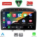 LENOVO LVD 2513GR_CPA (9inc) MULTIMEDIA TABLET for PEUGEOT 308 mod. 2007-2012 - RCZ mod. 2009-2015 (GREY)