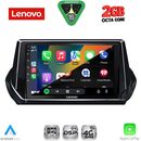 LENOVO LVF 5509_CPA (9inc) MULTIMEDIA TABLET for PEUGEOT 208 - 2008 mod. 2021-2026