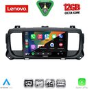 LENOVO SSZ 12729_CPA (9inc) MULTIMEDIA TABLET for CITROEN JUMPY-SPACETOURER – PEUGEOT EXPERT-TRAVELLER - TOYOTA PROACE mod.2016-2026