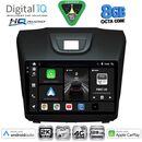 DIGITAL IQ BXK 20255_CPAA (9inc) MULTIMEDIA TABLET for ISUZU DMAX mod. 2012-2020