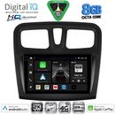 DIGITAL IQ BXK 20108SQ_CPAA (9inc) MULTIMEDIA TABLET for DACIA LOGAN – SANDERO mod. 2012-2019