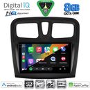 DIGITAL IQ BXK 20108SQ_CPAA (9inc) MULTIMEDIA TABLET for DACIA LOGAN – SANDERO mod. 2012-2019