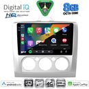 DIGITAL IQ BXK 20156SL_CPAA A/C (9inc) MULTIMEDIA TABLET for FORD FOCUS mod. 2005-2012 (SILVER)