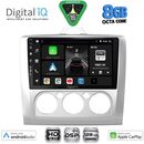 DIGITAL IQ BXF 18156SL_CPAA A/C (9inc) MULTIMEDIA TABLET for FORD FOCUS mod. 2005-2012 (SILVER)