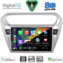 DIGITAL IQ BXF 18511SL_CPAA (9inc) MULTIMEDIA TABLET for CITROEN ELYSEE – PEUGEOT 301 mod. 2013-2026 (SILVER)